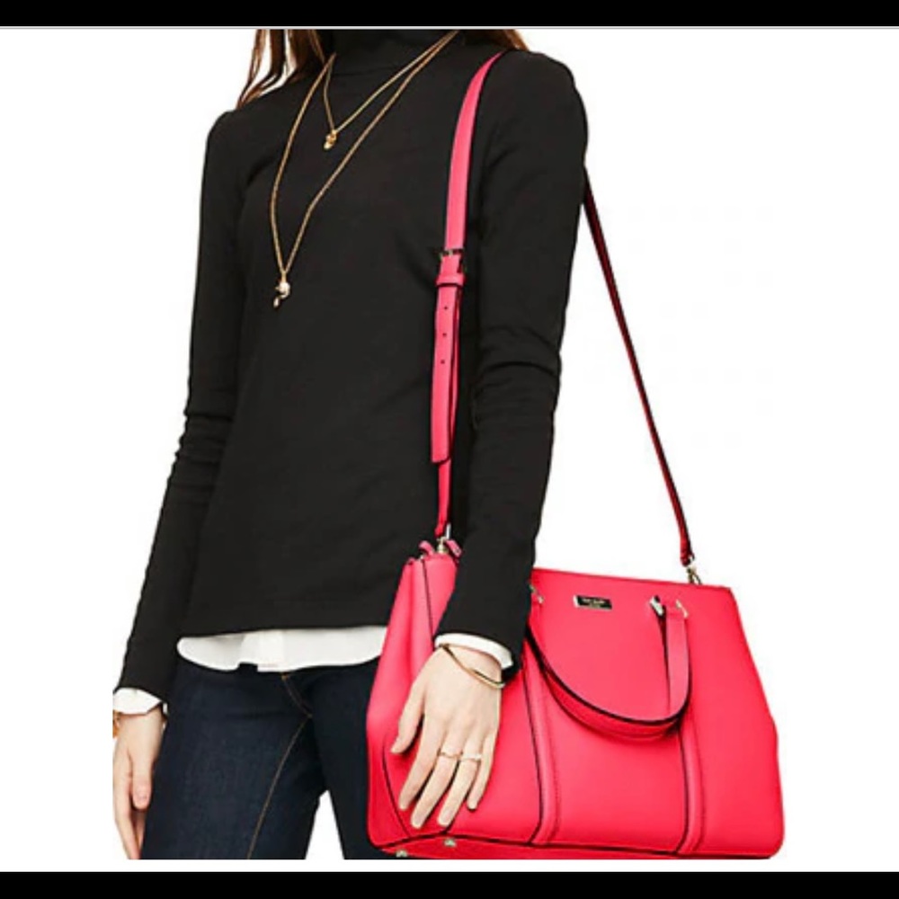KATE SPADE NEWBURY LANE PEONY PURSE